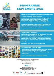 Programme du mois de septembre 2026
